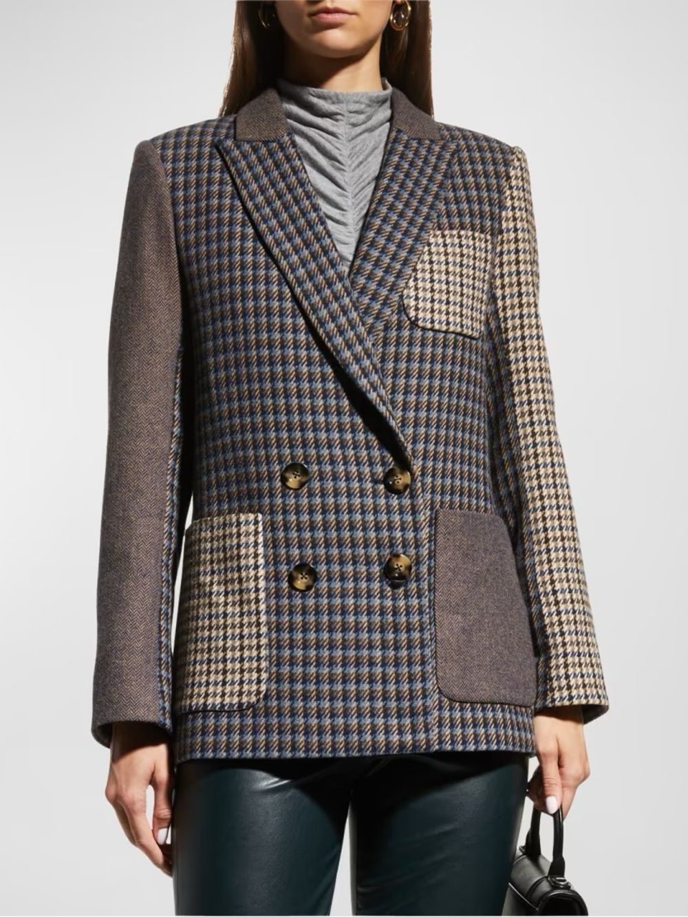 Veronica Beard Faustine Double-Breasted Blazer